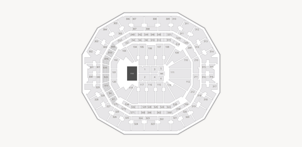 KFC Yum! Center Seating Chart