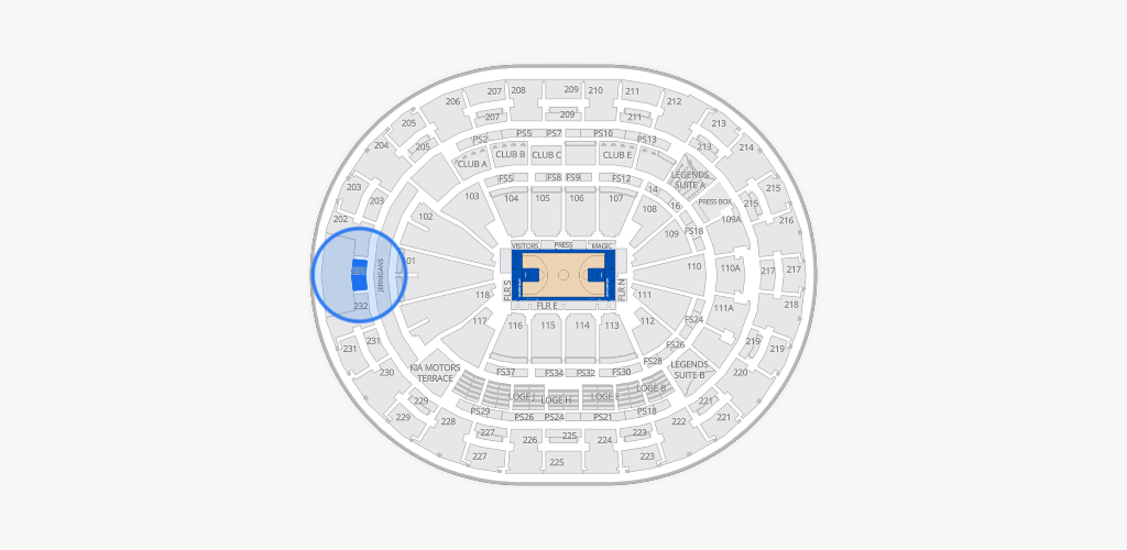 Kia Center Seating Chart