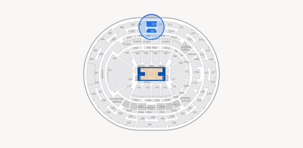 Kia Center Seating Chart