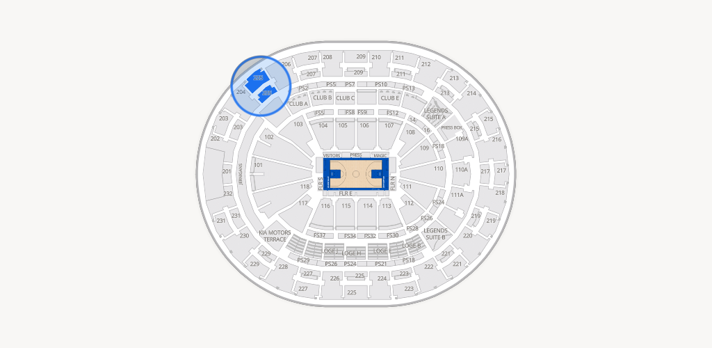 Kia Center Seating Chart