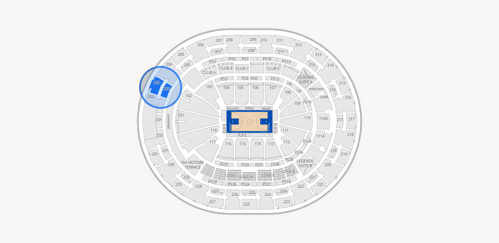Kia Center Seating Chart