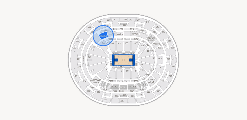 Kia Center Seating Chart