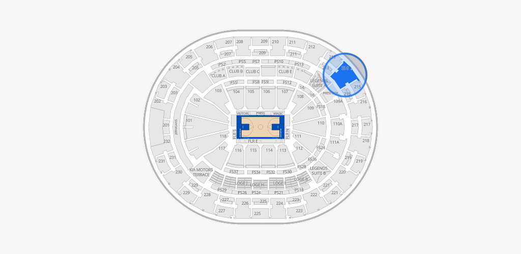 Kia Center Seating Chart