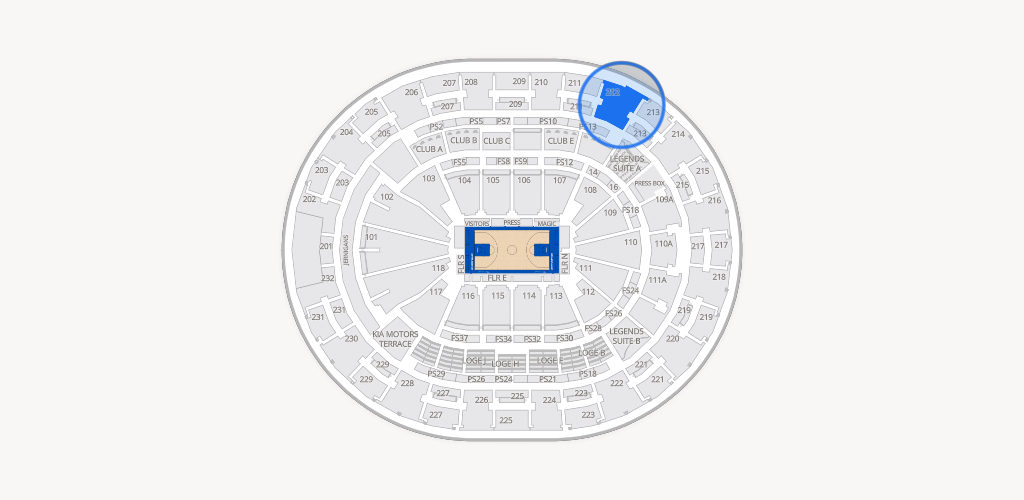 Kia Center Seating Chart