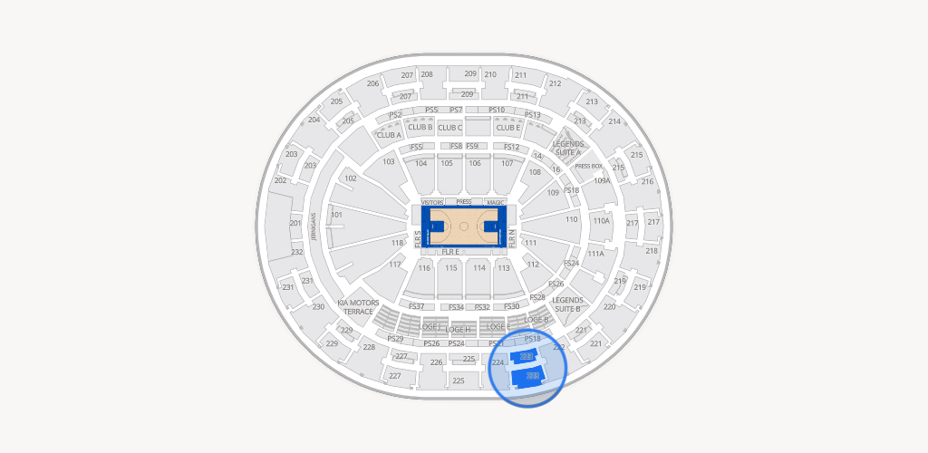 Kia Center Seating Chart