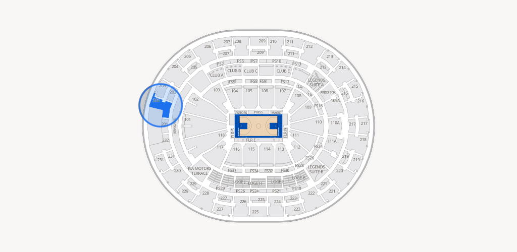 Kia Center Seating Chart