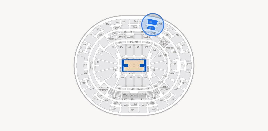 Kia Center Seating Chart