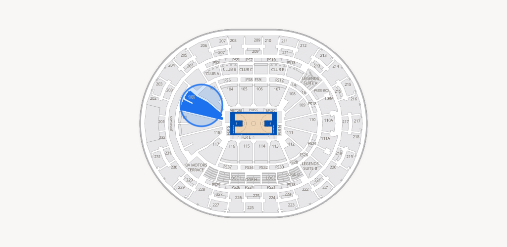 Kia Center Seating Chart
