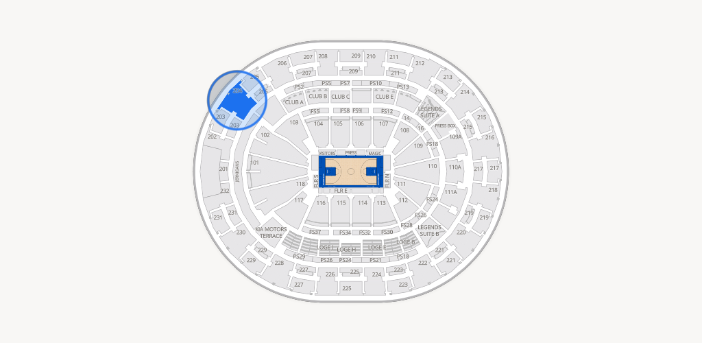 Kia Center Seating Chart