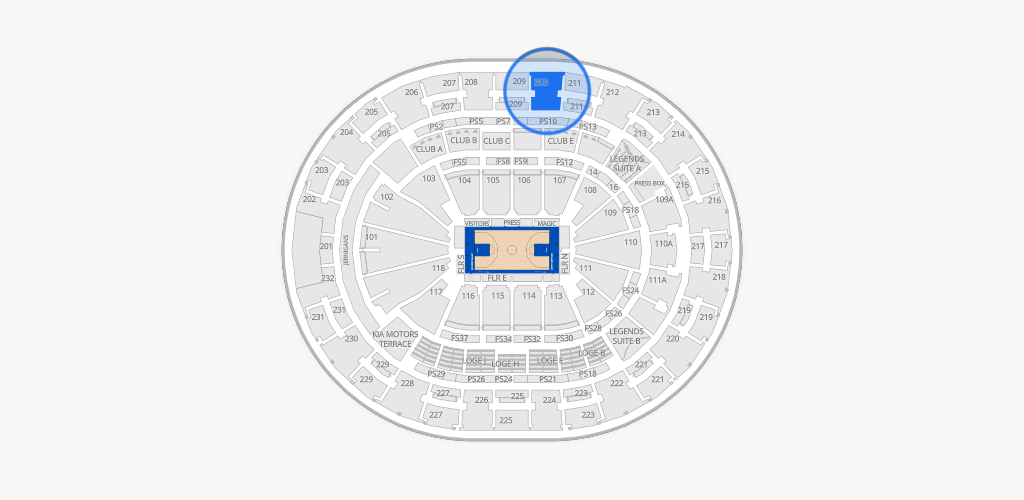Kia Center Seating Chart