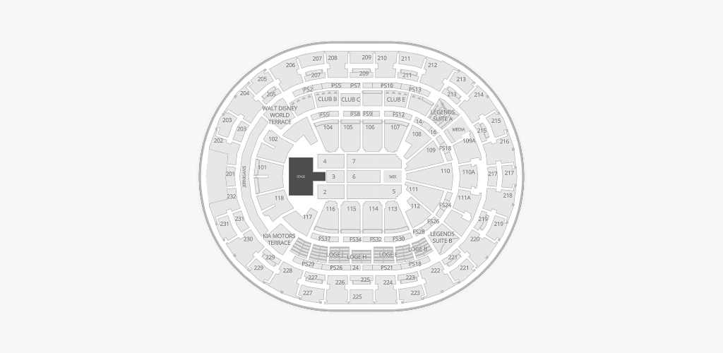 Kia Center Seating Chart