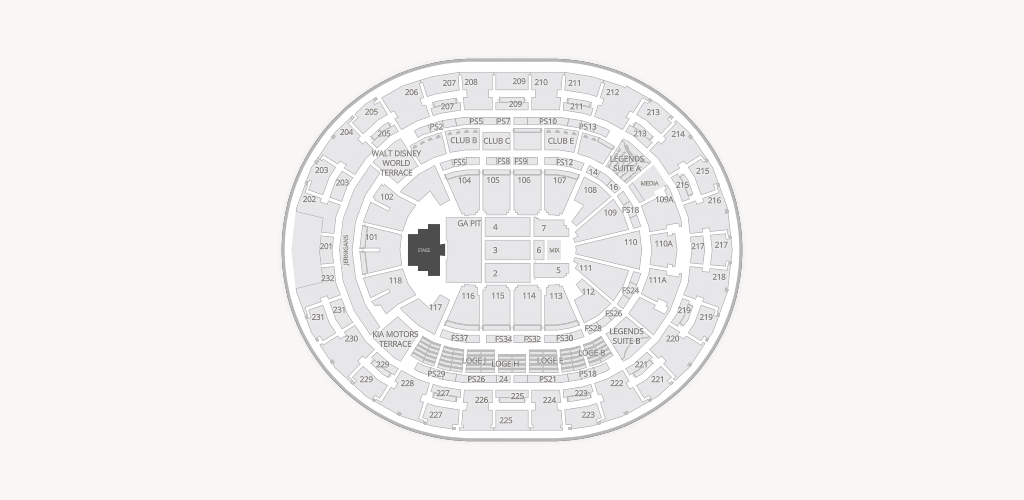 Kia Center Seating Chart