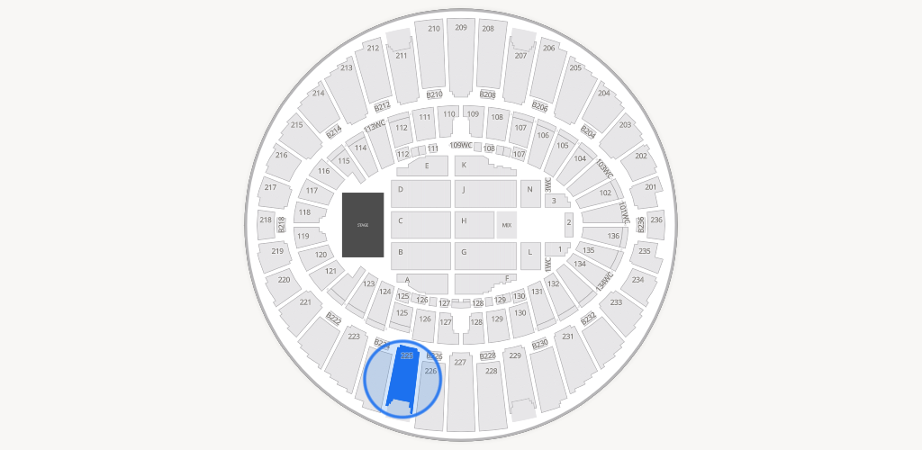 Kia Forum Seating Chart
