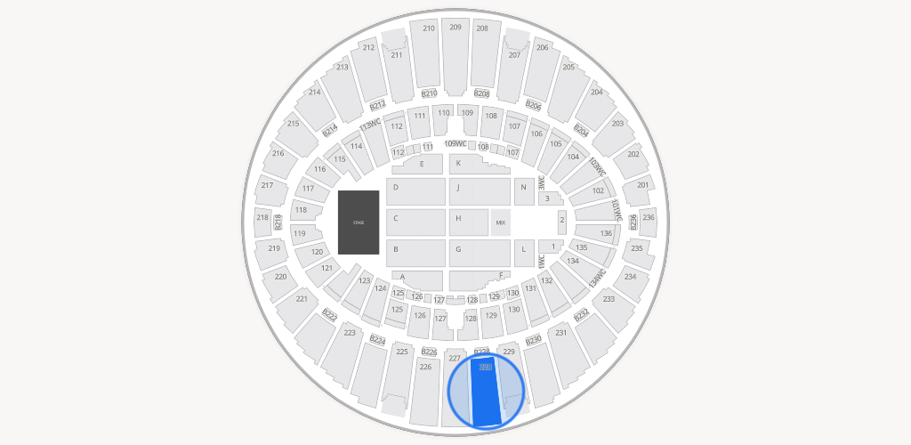 Kia Forum Seating Chart