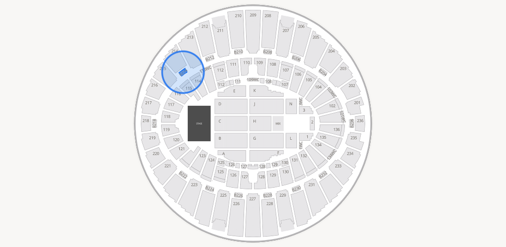 Kia Forum Seating Chart