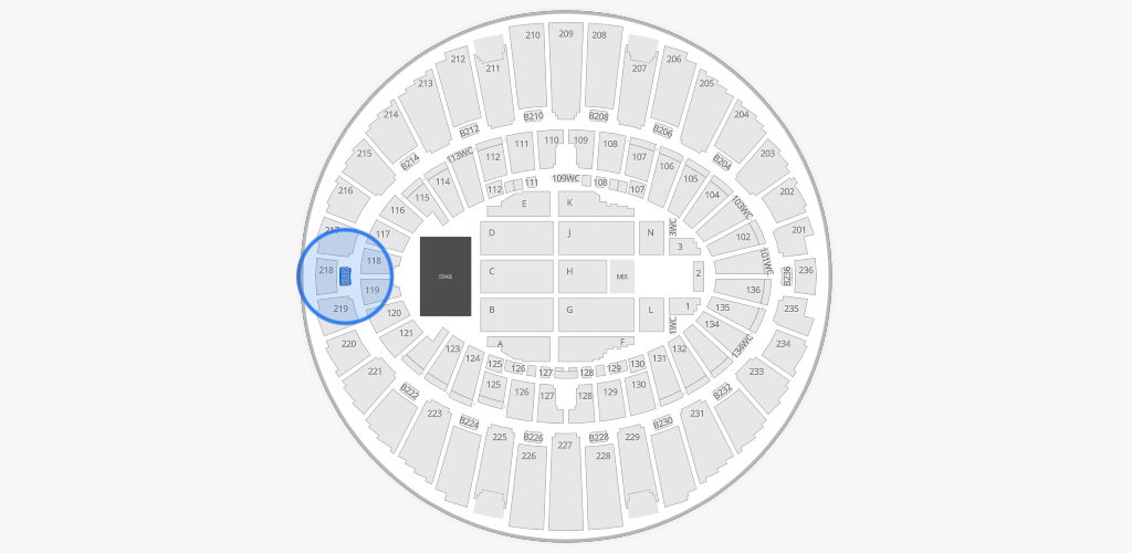 Kia Forum Seating Chart