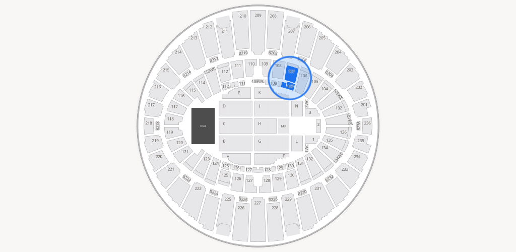 Kia Forum Seating Chart
