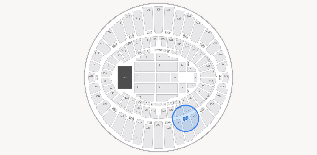 Kia Forum Seating Chart
