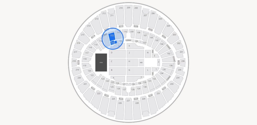 Kia Forum Seating Chart