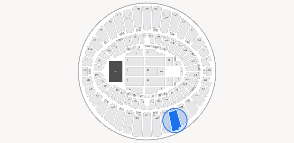 Kia Forum Seating Chart