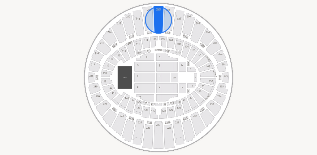 Kia Forum Seating Chart