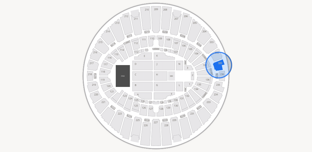 Kia Forum Seating Chart
