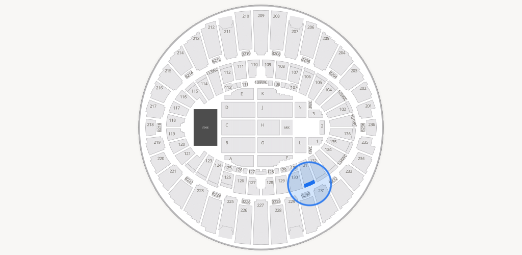 Kia Forum Seating Chart