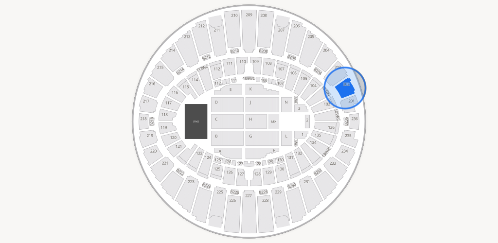 Kia Forum Seating Chart