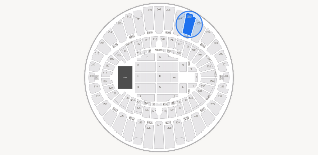Kia Forum Seating Chart