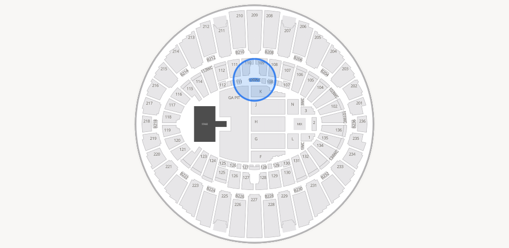 Kia Forum Seating Chart