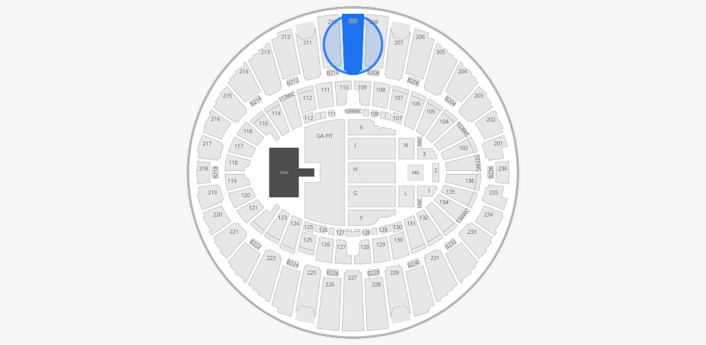 Kia Forum Seating Chart