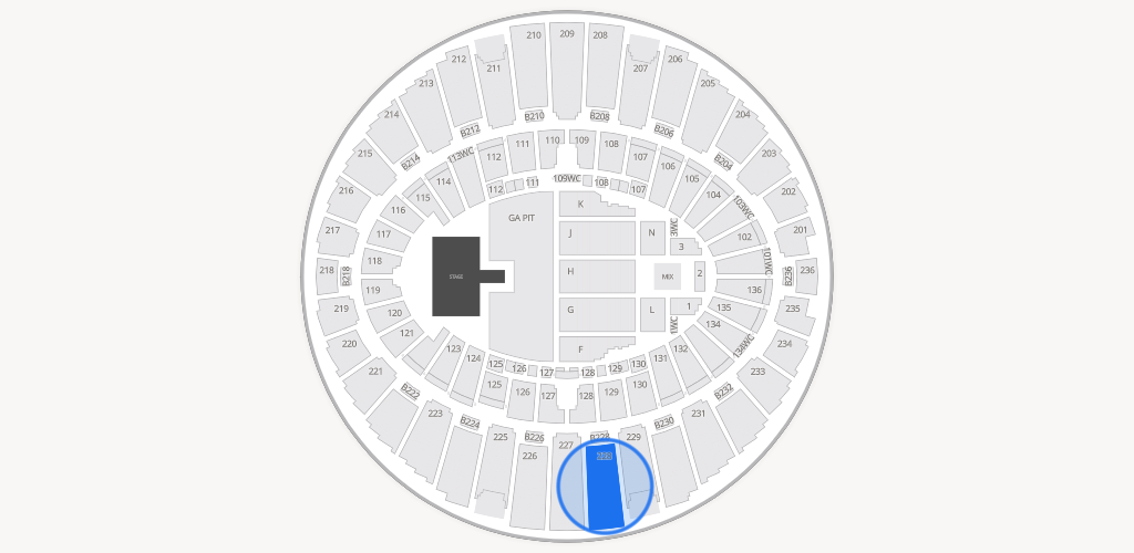 Kia Forum Seating Chart