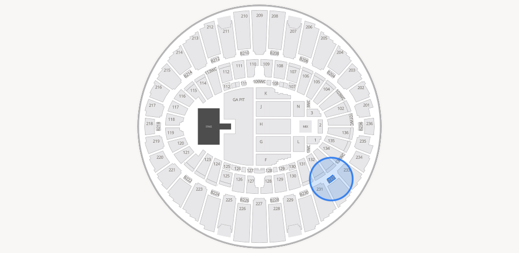 Kia Forum Seating Chart