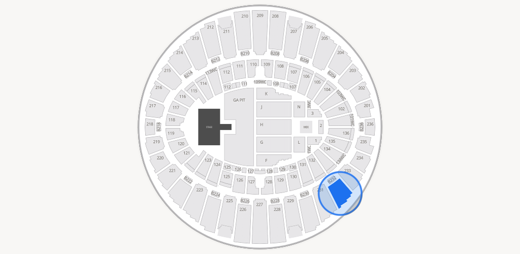 Kia Forum Seating Chart