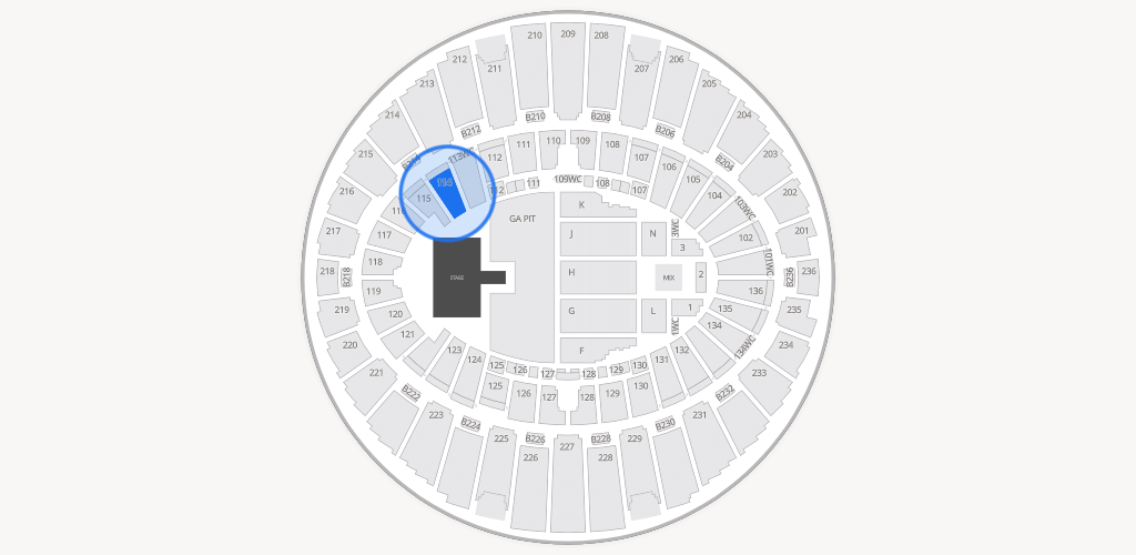 Kia Forum Seating Chart