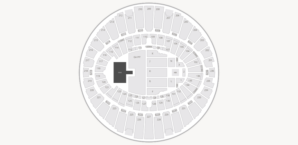 Kia Forum Seating Chart