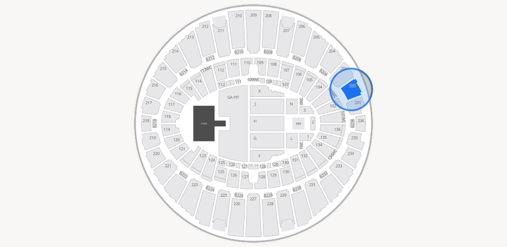 Kia Forum Seating Chart