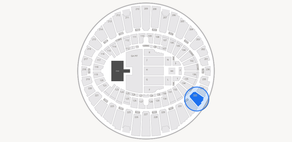 Kia Forum Seating Chart