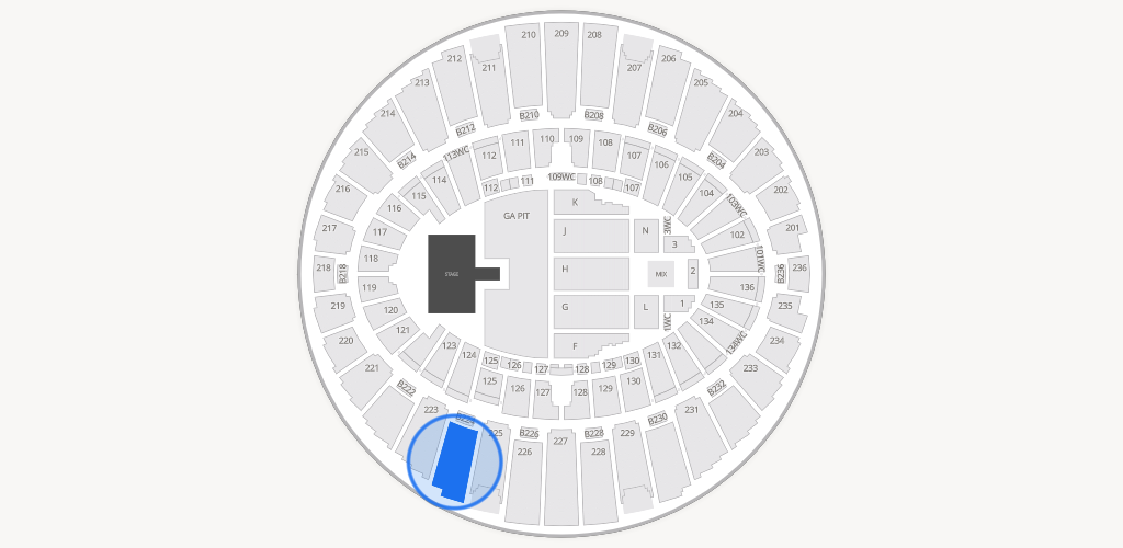 Kia Forum Seating Chart