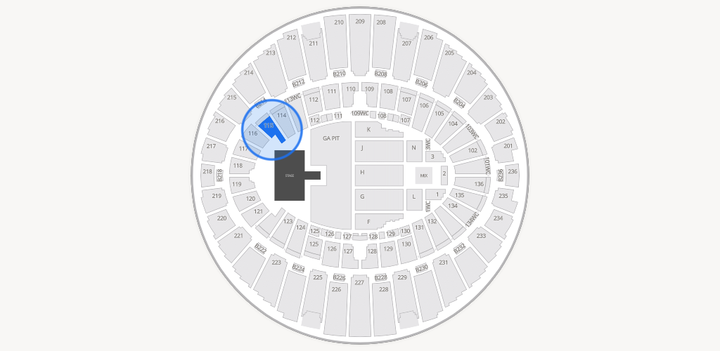Kia Forum Seating Chart