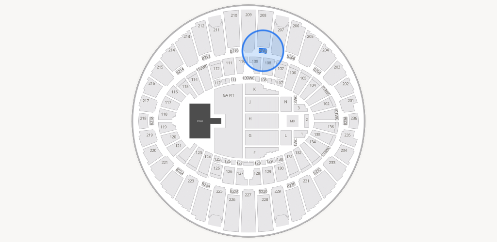 Kia Forum Seating Chart