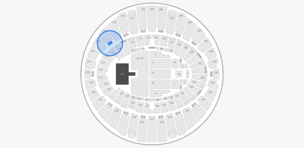 Kia Forum Seating Chart
