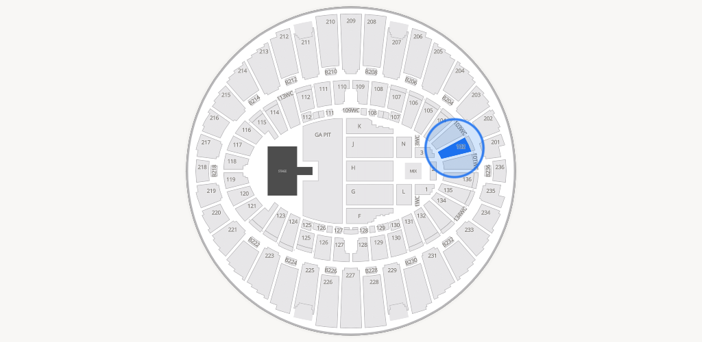 Kia Forum Seating Chart
