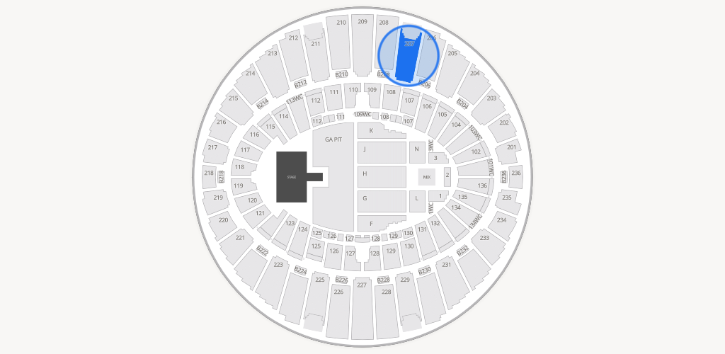 Kia Forum Seating Chart