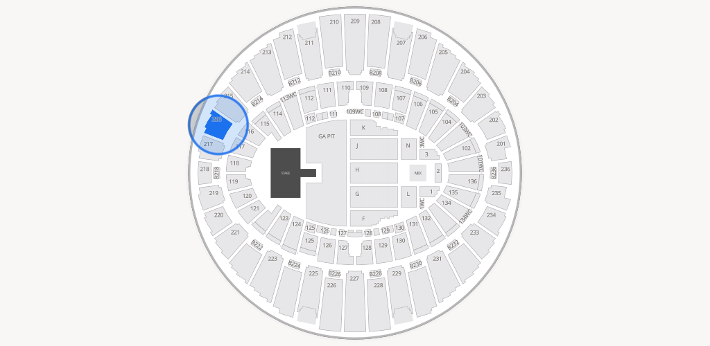 Kia Forum Seating Chart