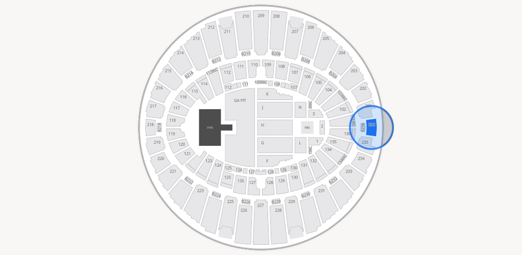 Kia Forum Seating Chart