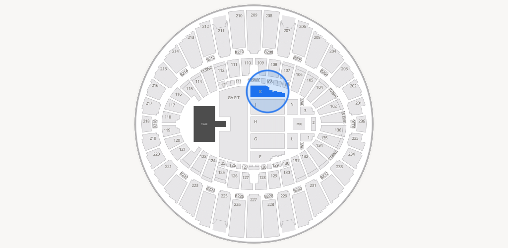 Kia Forum Seating Chart