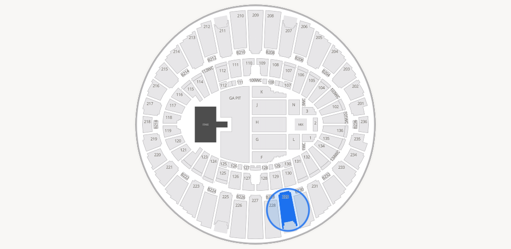 Kia Forum Seating Chart