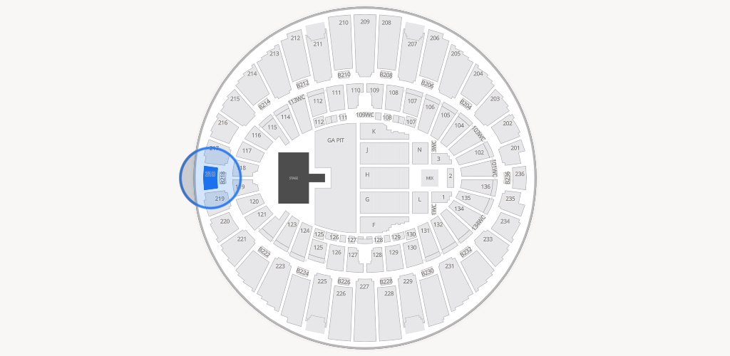Kia Forum Seating Chart