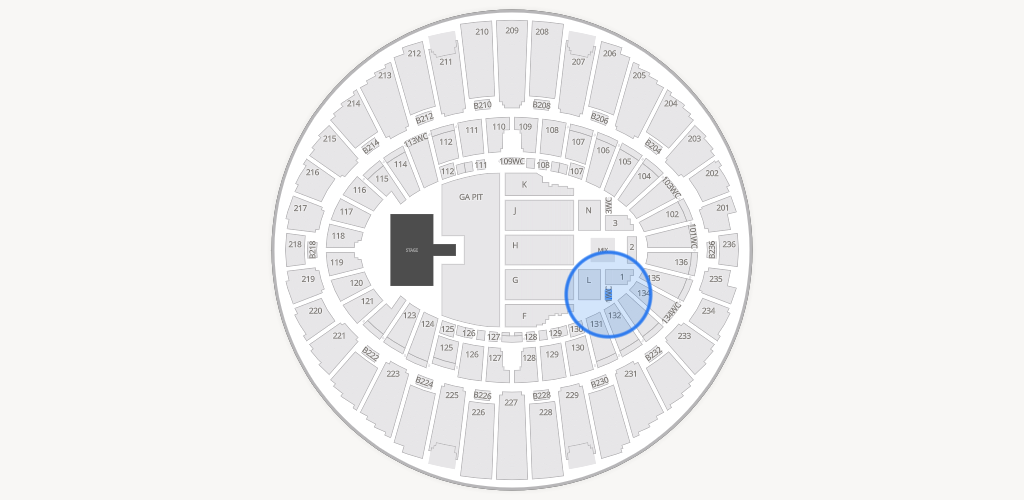 Kia Forum Seating Chart